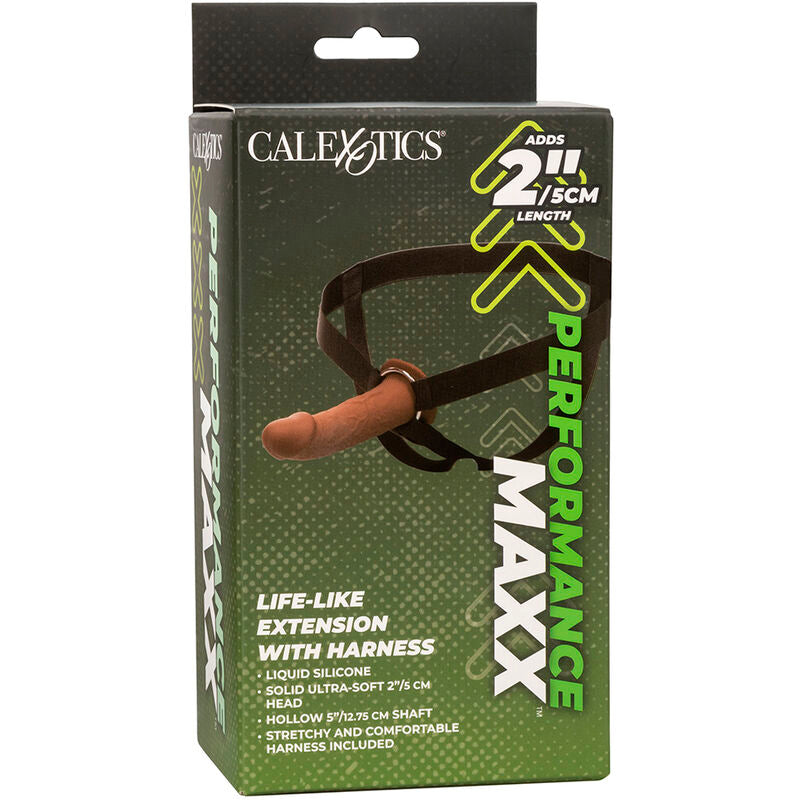 CALEXOTICS - PERFORMANCE MAXX LEBENSECHTE VERLNGERUNG MIT GESCHIRR, BRAUN – Erotik-Zubehör Bild 31