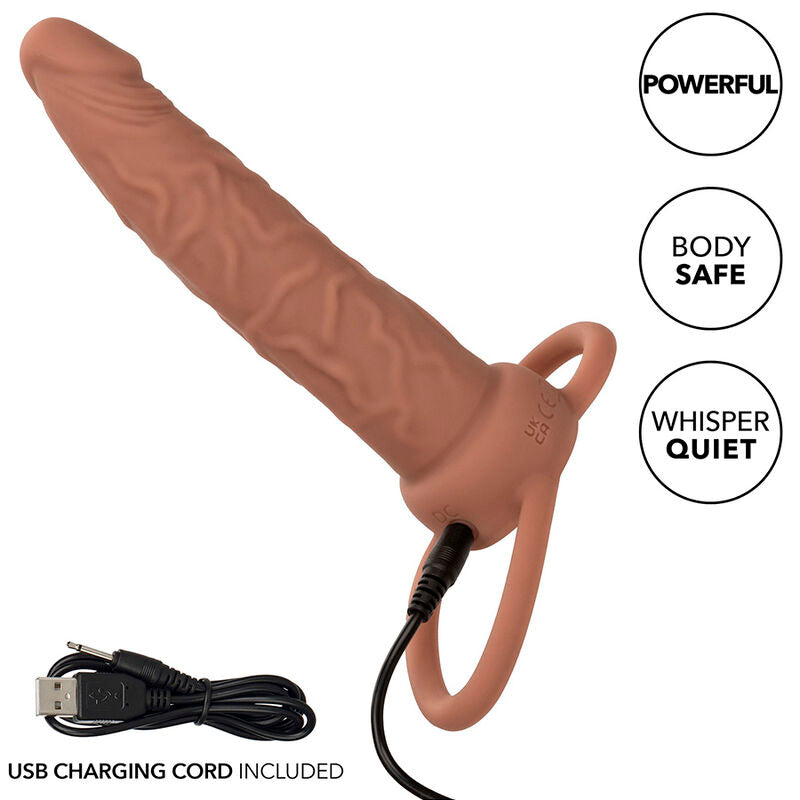 CALEXOTICS - PERFORMANCE MAXX WIEDERAUFLADBARER DUAL-PENETRATOR, BRAUN – Erotik-Zubehör Bild 27