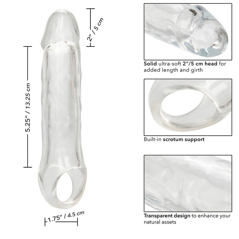 CALEXOTICS - PERFORMANCE MAXX CLEAR EXTENSION 7,5 TRANSPARENT – Penishülle Bild 16