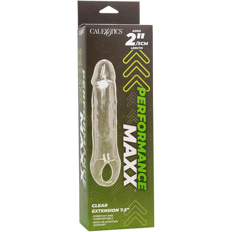 CALEXOTICS - PERFORMANCE MAXX CLEAR EXTENSION 7,5 TRANSPARENT – Penishülle Bild 17