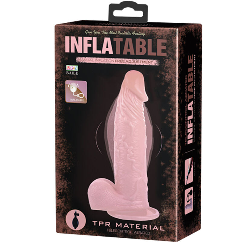 DANCE - REALISTISCHER AUFBLASBARER DILDO MIT SAUGNÄPFEN 15 CM realistischer Dildo diskret online kaufen