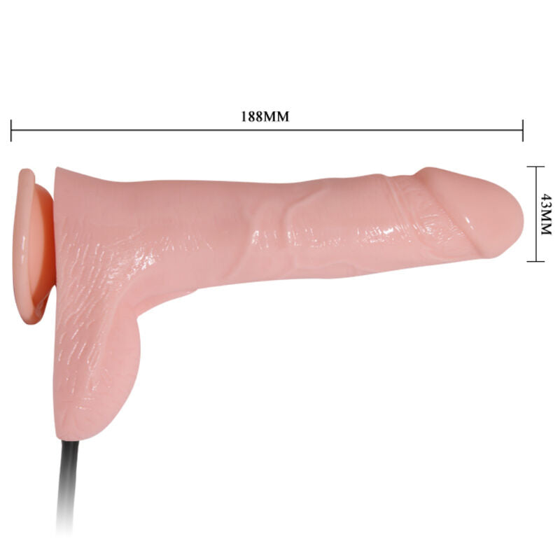 BAILE - AUFBLASBARER REALISTISCHER DILDO MIT SAUGNÄPFEN 15 CM bei Secret Pulse im Erotikshop