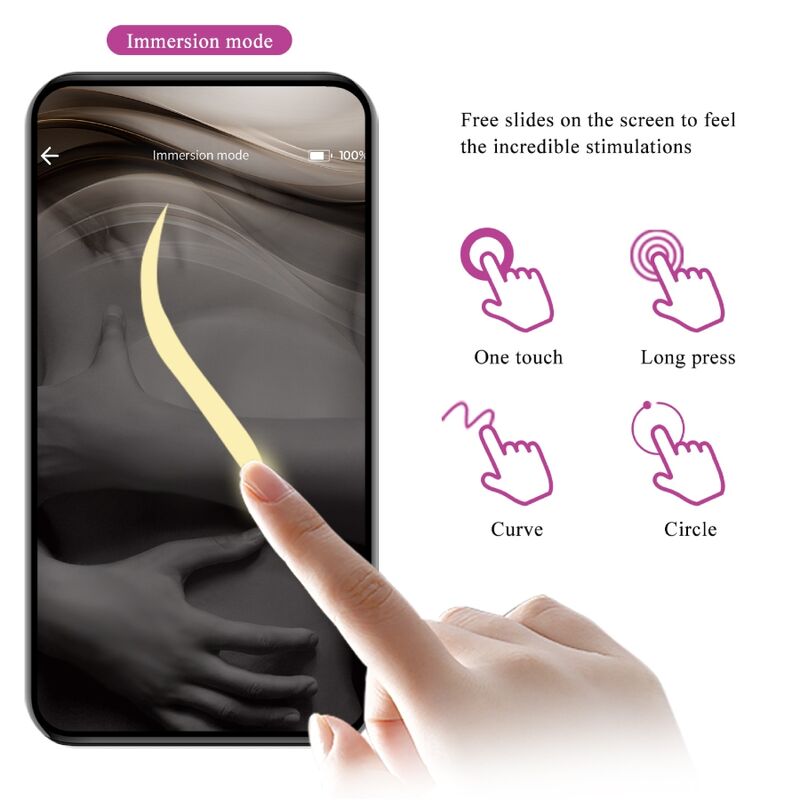 PRETTY LOVE - NYMPH VIBRIERENDES EI APP-GESTEUERT LILA – Vibrator Bild 26