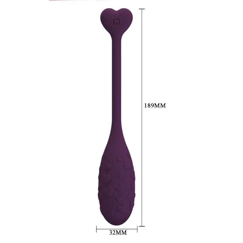 PRETTY LOVE - FISHERMAN APP-GESTEUERTES VIBRIERENDES EI LILA – Vibrator Bild 9