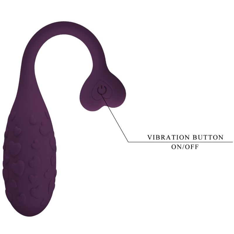 PRETTY LOVE - FISHERMAN APP-GESTEUERTES VIBRIERENDES EI LILA – Vibrator Bild 12