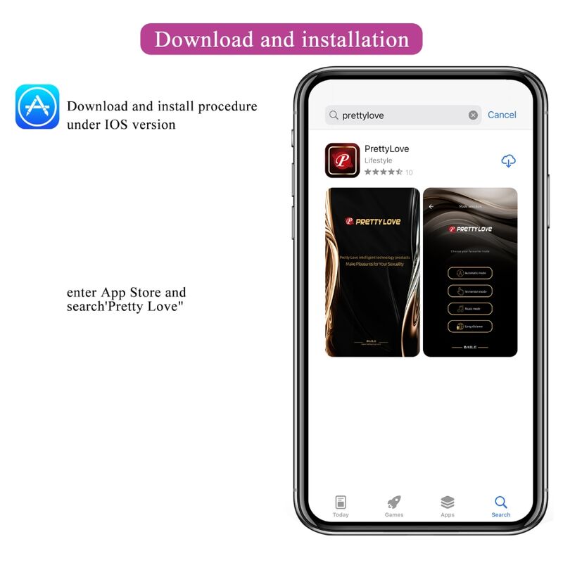 PRETTY LOVE - FISHERMAN APP-GESTEUERTES VIBRIERENDES EI LILA – Vibrator Bild 19