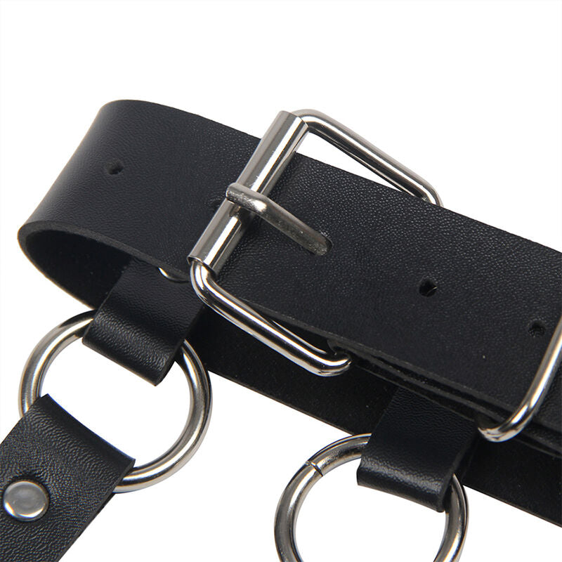 SUBBLIME - BRUSTHARNESS MIT GROSSEN RINGKETTEN EINE GRÖSSE – BDSM-Zubehör Bild 6