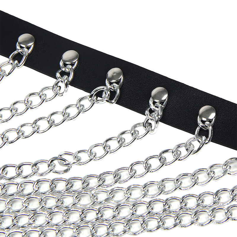 SUBBLIME - BRUSTHARNESS MIT GROSSEN RINGKETTEN EINE GRÖSSE – BDSM-Zubehör Bild 7