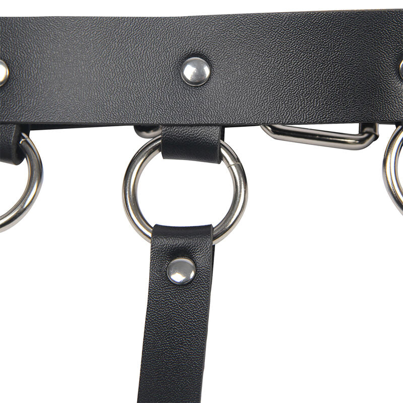 SUBBLIME - BRUSTHARNESS MIT GROSSEN RINGKETTEN EINE GRÖSSE – BDSM-Zubehör Bild 8