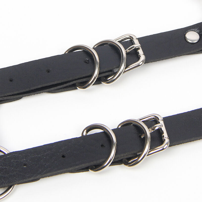 SUBBLIME - HARNESS MIT RIEMEN UND KETTE ??DETAILS EINE GRÖSSE – BDSM-Zubehör Bild 6