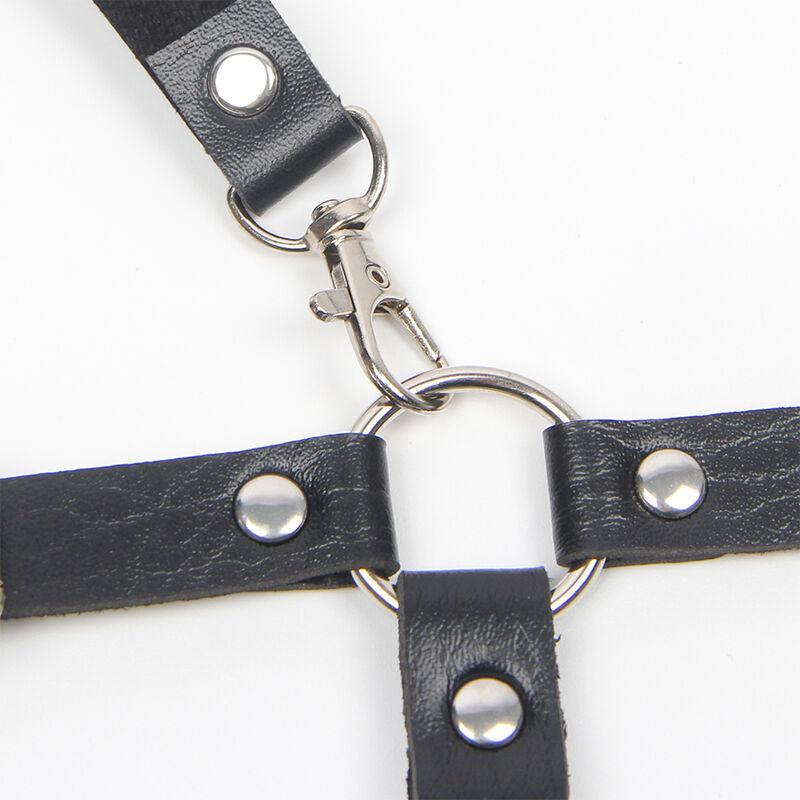 SUBBLIME - HARNESS MIT RIEMEN UND KETTE ??DETAILS EINE GRÖSSE – BDSM-Zubehör Bild 5