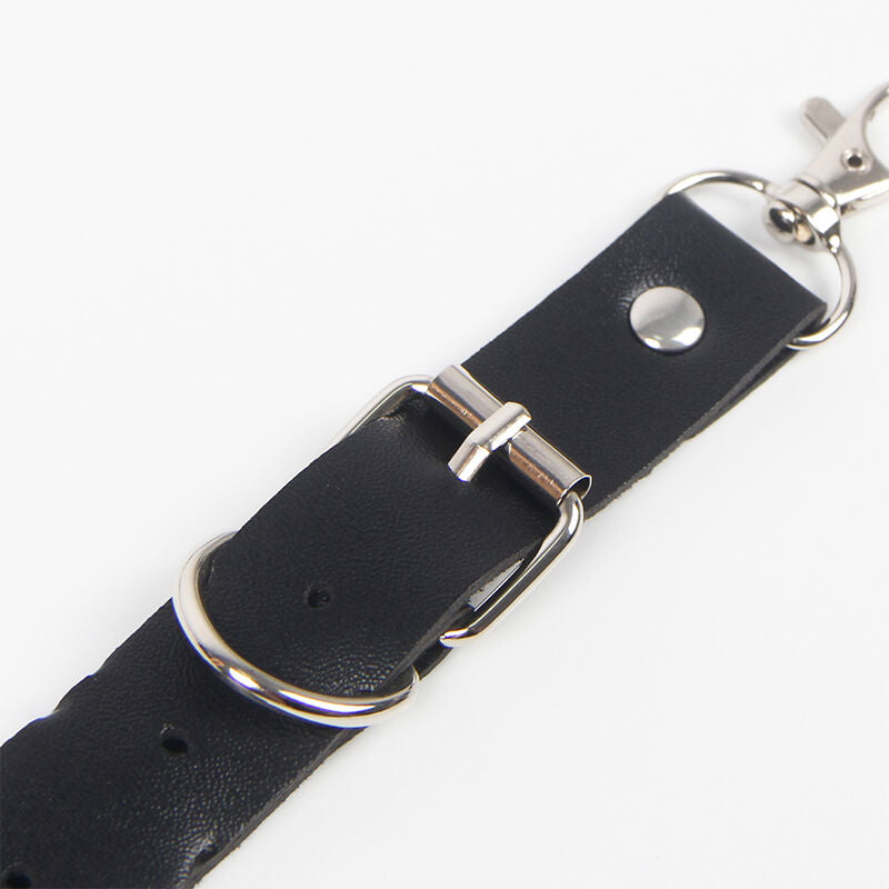 SUBBLIME - GÜRTEL UND STRUMPFBAND MIT RINGEN UND KETTE DETAIL EINE GRÖSSE – Strümpfe Bild 5