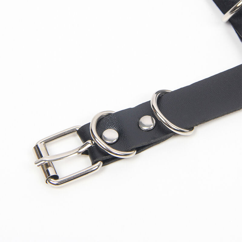 SUBBLIME - HARNESS-BH MIT KETTENDETAIL, EINE GRÖSSE Bustier Produktansicht