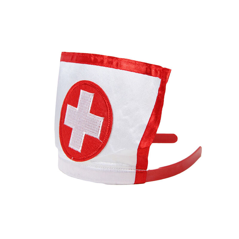 SUBBLIME - SEXY KRANKENSCHWESTERKOSTÜM MIT SCHRITTFREIEM AUSSCHNITT S/M – Rollenspiel-Kostüm Bild 6