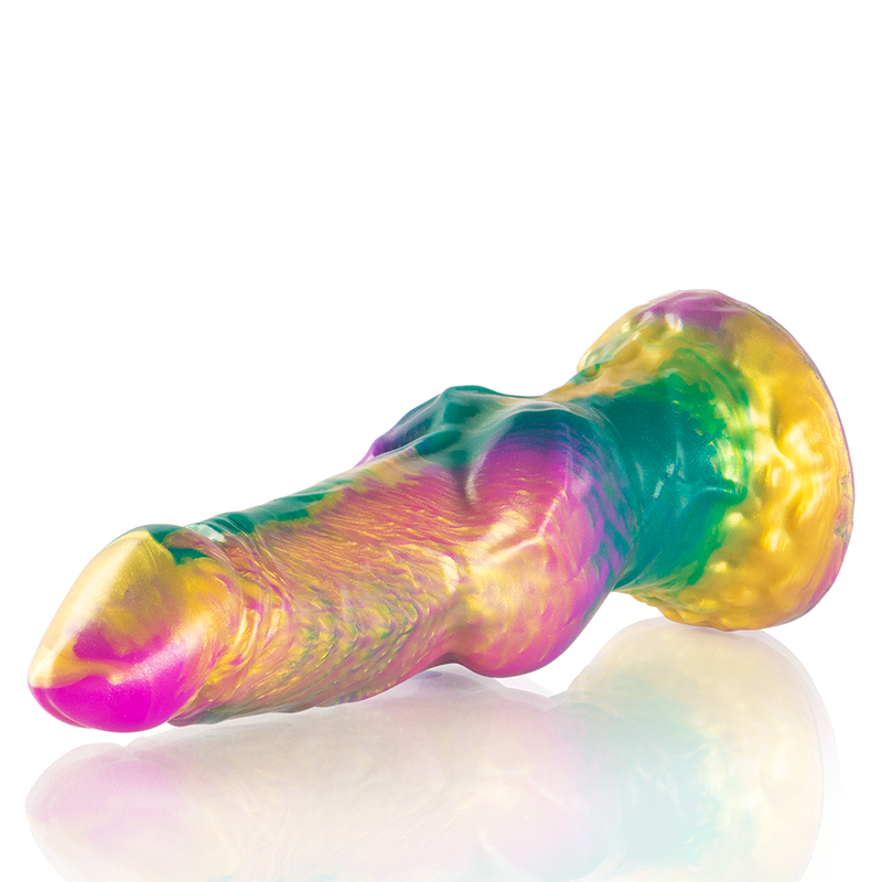 EPIC - IRIS DILDO MIT REGENBOGENFARBENEN HODEN DER VERGNÜGUNG – Dildo Bild 9