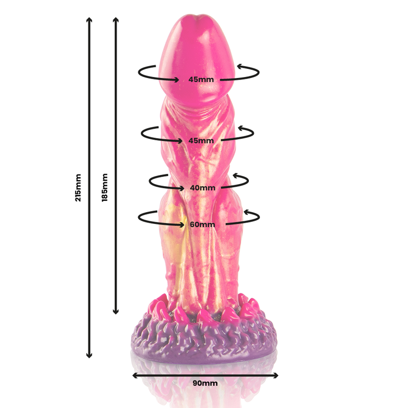 EPIC - CERBERUS DILDO MYTHOLOGISCHES FEUER – Dildo Bild 4