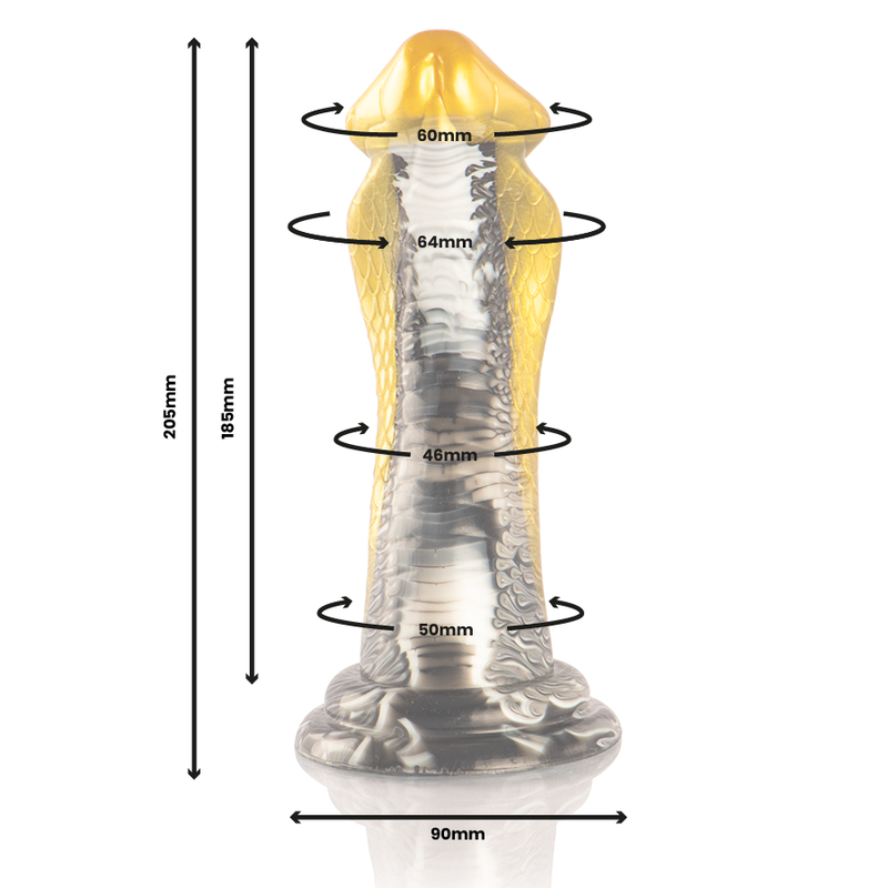 EPIC - DRAKON DILDO GELBE KOBRA – Dildo Bild 3