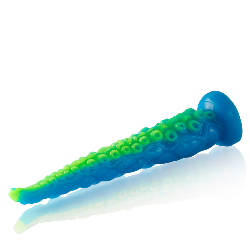 EPIC - SCYLLA FLUORESZIERENDER DÜNNER TENTAKEL-DILDO, GROSSE GRÖSSE – Dildo Bild 7