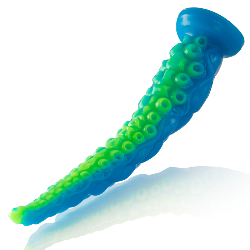EPIC - SCYLLA FLUORESZIERENDER DÜNNER TENTAKEL-DILDO, GROSSE GRÖSSE – Dildo Bild 5