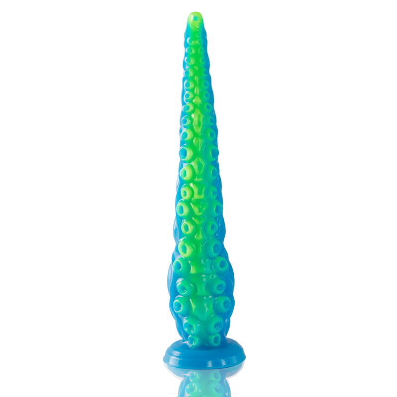 EPIC - SCYLLA FLUORESZIERENDER DÜNNER TENTAKEL-DILDO, GROSSE GRÖSSE – Dildo Bild 6
