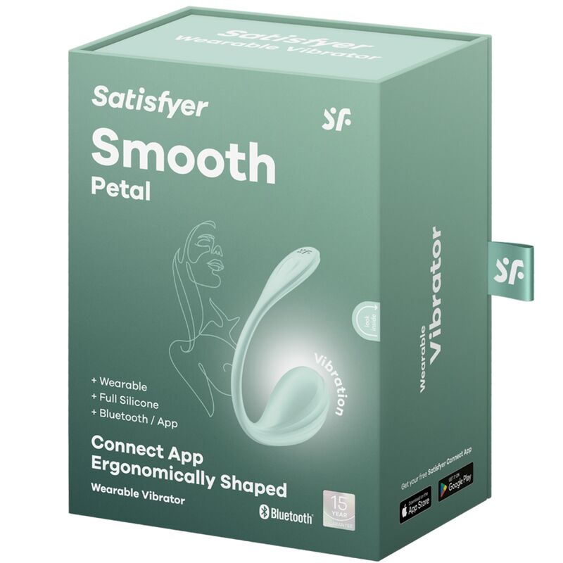 SATISFYER - SMOOTH PETAL G-POINT STIMULATOR WASSERGRÜN KOSTENLOSE APP – Klitorisstimulator Bild 12