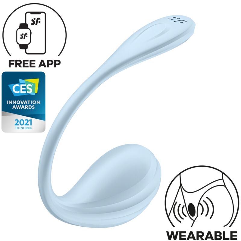SATISFYER - SMOOTH PETAL G-POINT STIMULATOR HIMMELBLAU KOSTENLOSE APP – Klitorisstimulator Bild 1