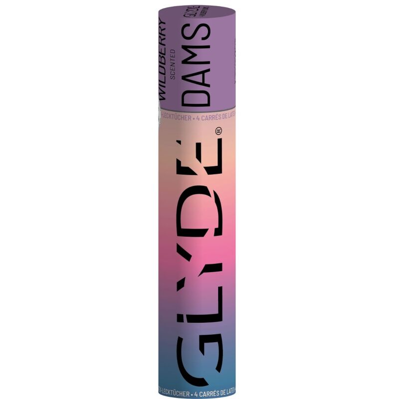 SHEER GLYDE Dams Laminas Latex Oralsex Wilde Brombeeren – 4 Einheiten – BDSM-Zubehör Bild 2