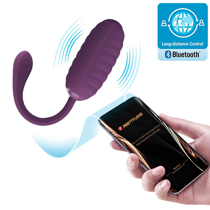 PRETTY LOVE - CASPER LILA WIEDERAUFLADBARES VIBRIERENDES EI – Vibrator Bild 11