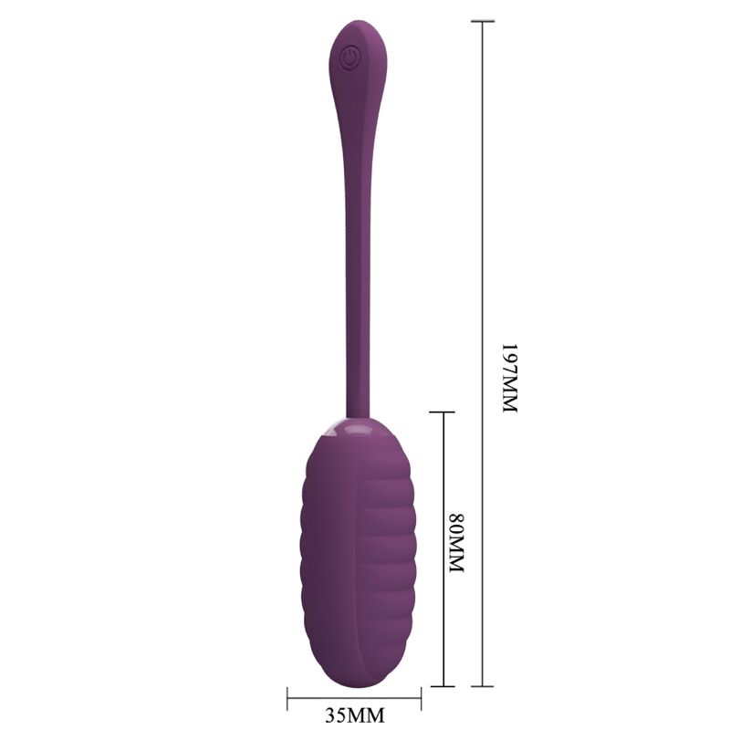 PRETTY LOVE - CASPER LILA WIEDERAUFLADBARES VIBRIERENDES EI – Vibrator Bild 7