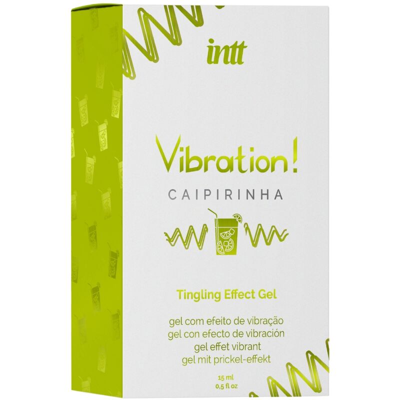 INTT - KRAFTVOLLES INTIMATIMULANS CAIPIRINHA FLÜSSIGE VIBRATORGEL 15 ML für Komfort und sinnliche Anwendung