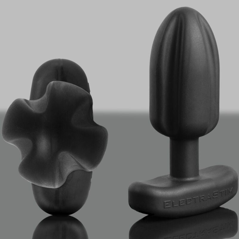 ELECTRASTIM Tartarus Anal Plug Quadripolar Silikon Schwarz – Elektro-Analstimulation – Analplug Bild 14