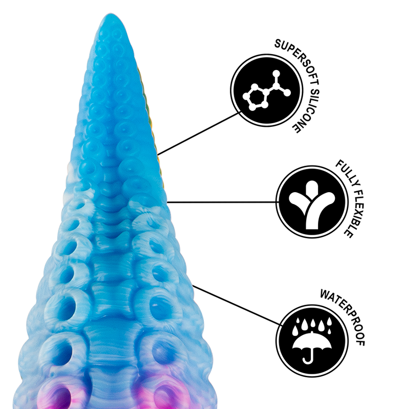 EPIC - PHORCYS BLAUER TENTAKEL-DILDO, KLEINE GRÖSSE – Dildo Bild 12