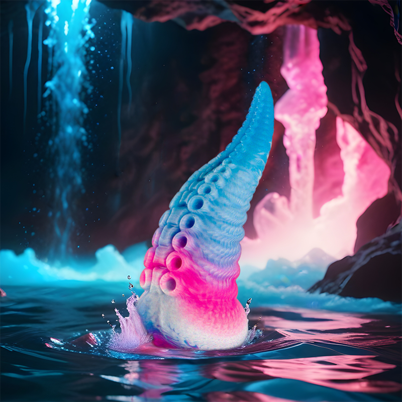 EPIC - PHORCYS BLAUER TENTAKEL-DILDO, KLEINE GRÖSSE – Dildo Bild 16