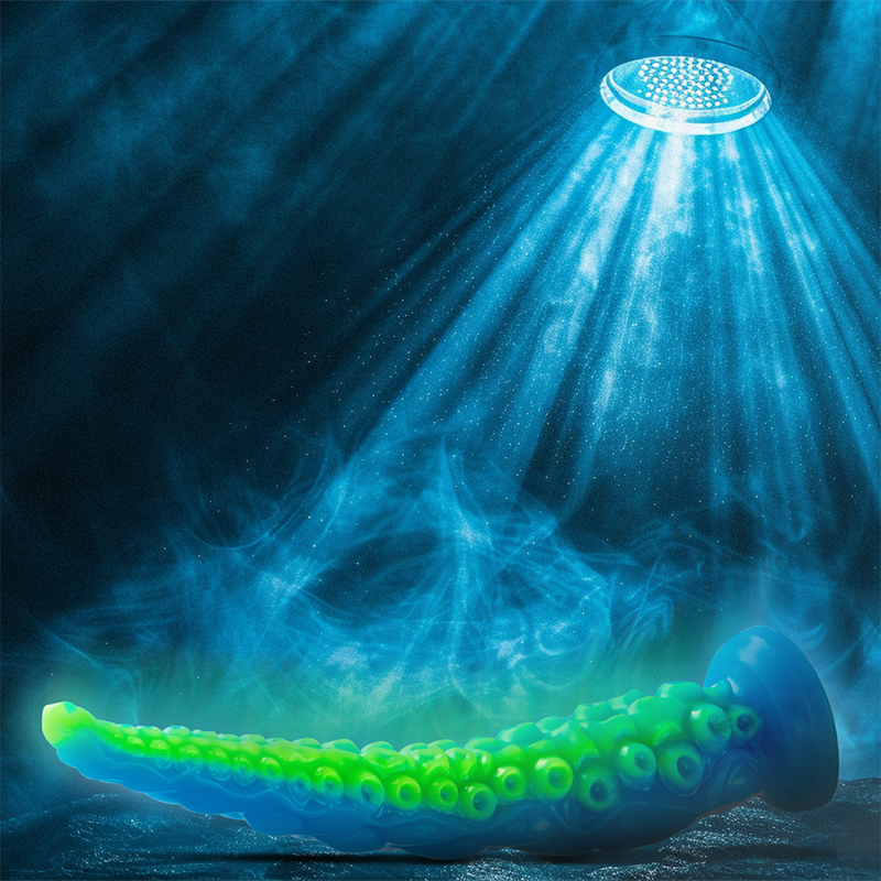EPIC - SCYLLA FLUORESZIERENDER DÜNNER TENTAKEL-DILDO, GROSSE GRÖSSE – Dildo Bild 14