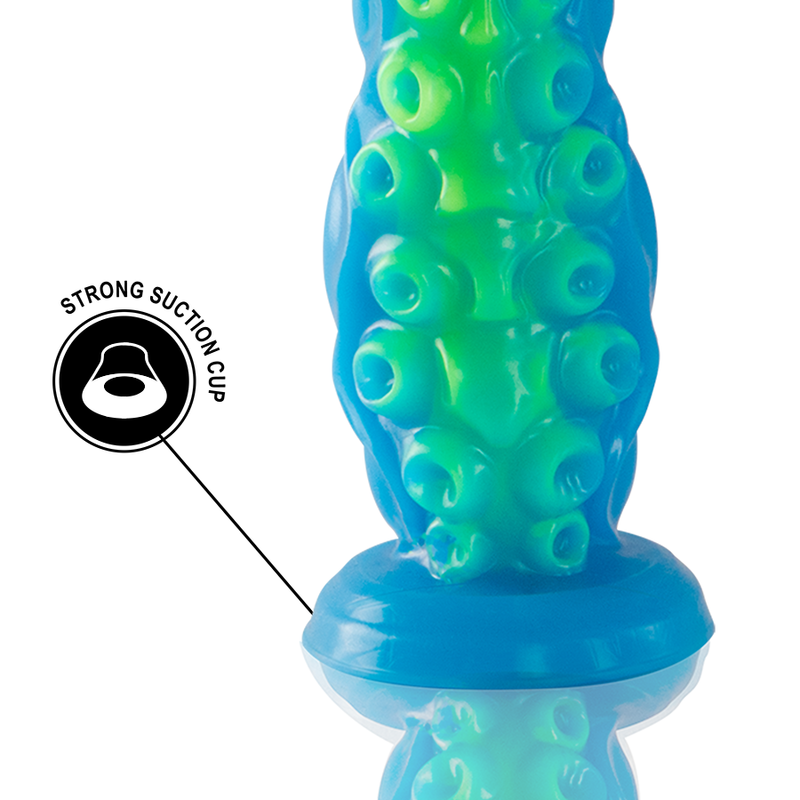 EPIC - SCYLLA FLUORESZIERENDER DÜNNER TENTAKEL-DILDO, KLEINE GRÖSSE – Dildo Bild 11