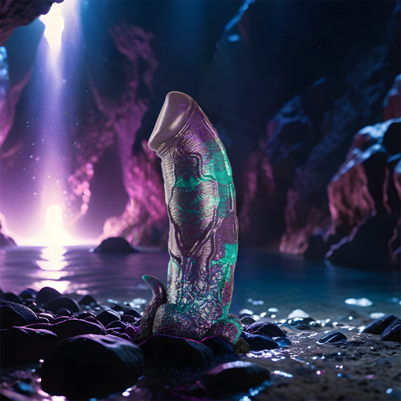 EPIC - BASILISK DILDO DOPPELT SCHUPPIG VERGNÜGEN, GROSSE GRÖSSE – Dildo Bild 14