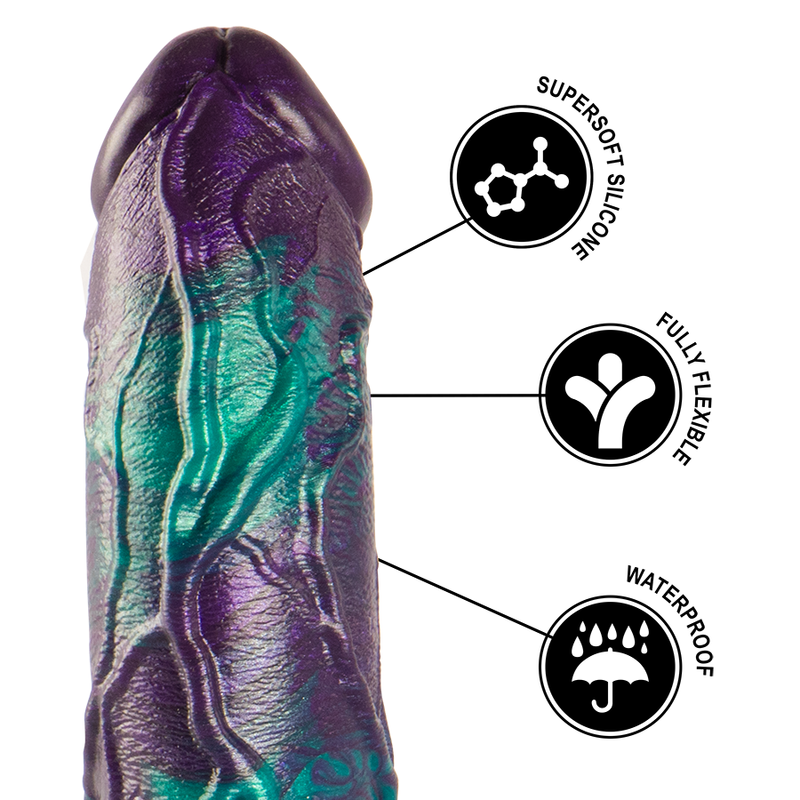 EPIC - BASILISK DILDO DOPPELT SCHUPPIG VERGNÜGEN, GROSSE GRÖSSE – Dildo Bild 13
