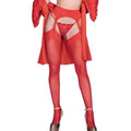 CHILIROSE - CR 4312 STRUMPFSTRÜMPFE ROT S/M Strümpfe Produktansicht