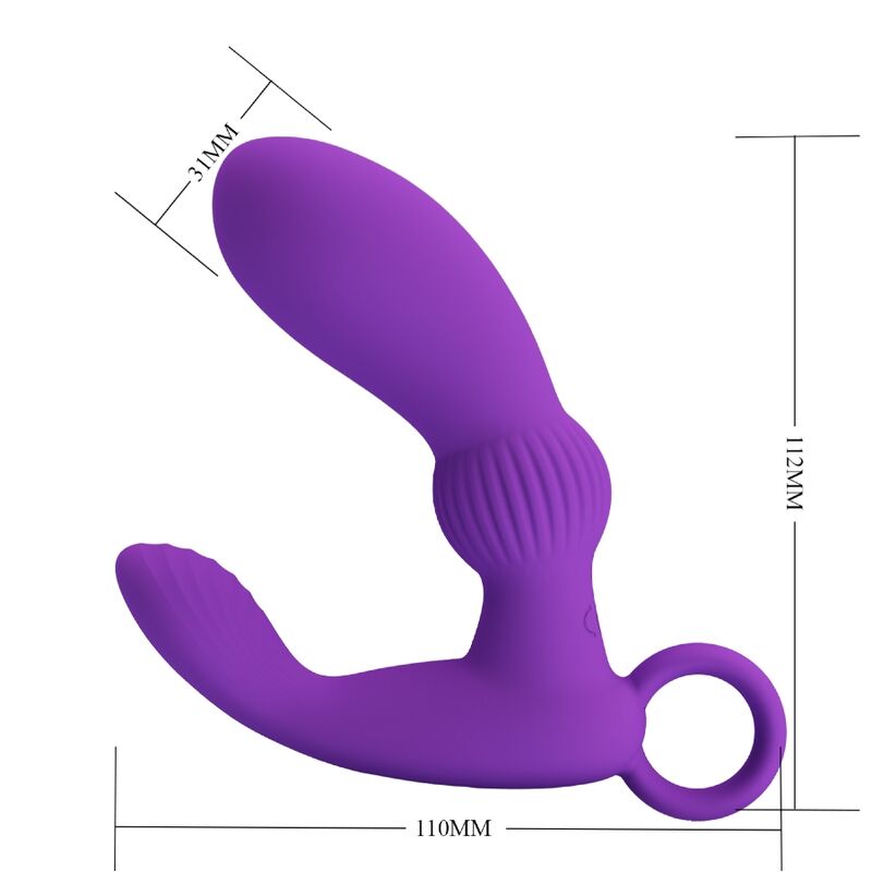 PRETTY LOVE - CAYLA ANALVIBRATOR-MASSAGER LILA – Anal-Toy Bild 9