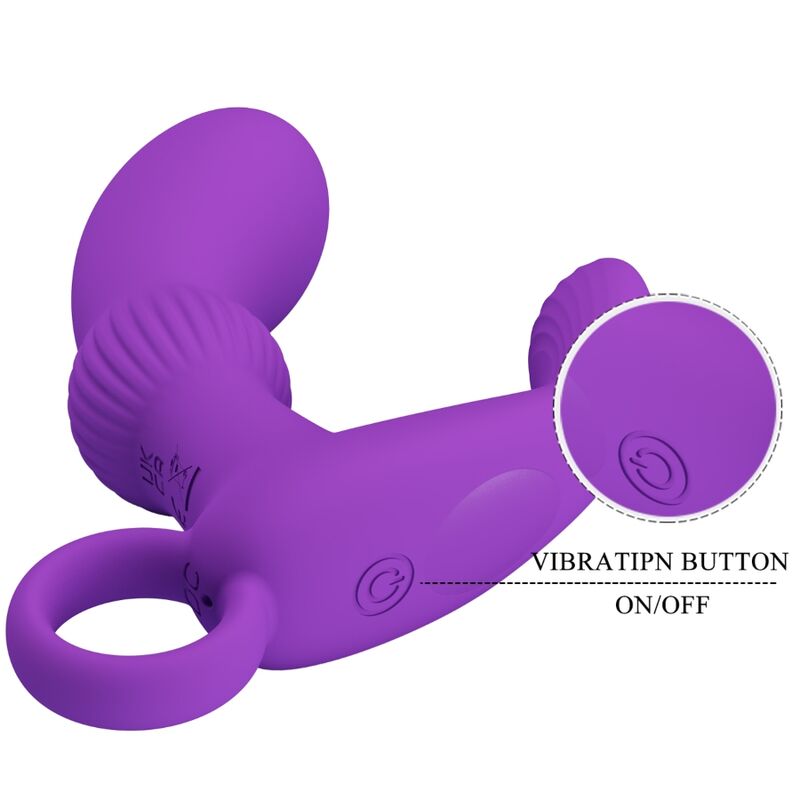 PRETTY LOVE - CAYLA ANALVIBRATOR-MASSAGER LILA – Anal-Toy Bild 11