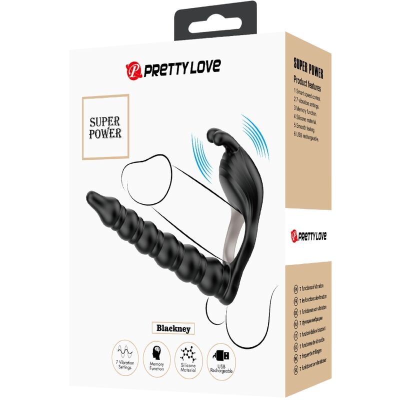 PRETTY LOVE - BLACKNEY PENISRINGE MIT VIBRATOR-PLUG – Penisring Bild 13