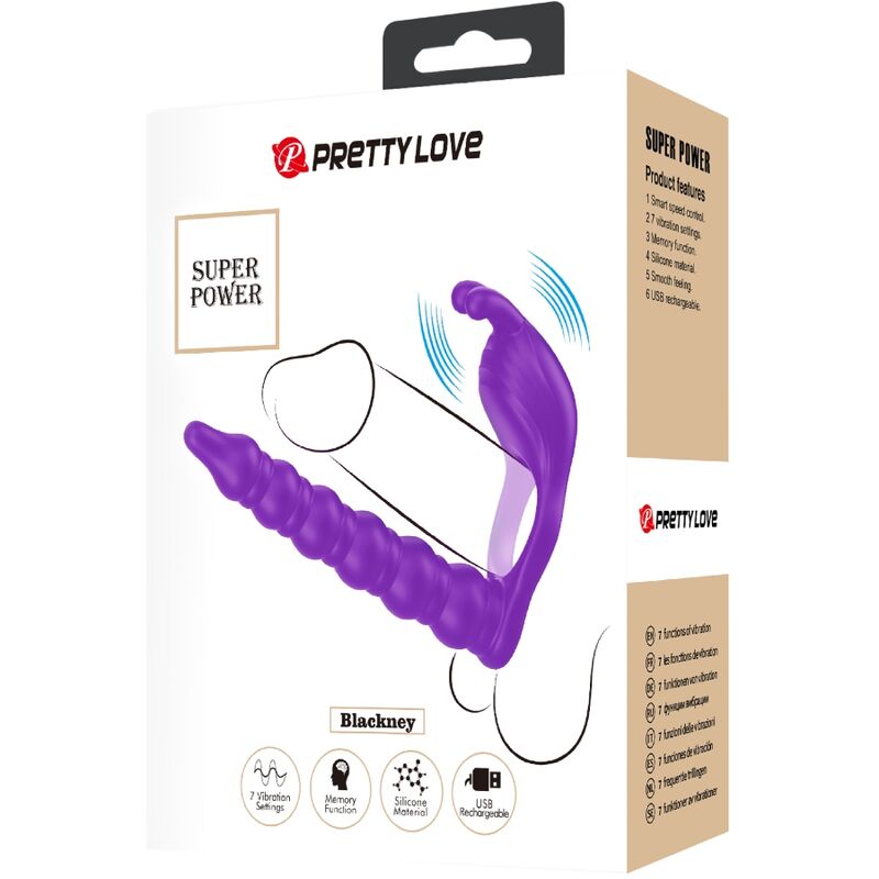 PRETTY LOVE - BLACKNEY PENISRINGE MIT VIBRATOR-PLUG – Penisring Bild 12
