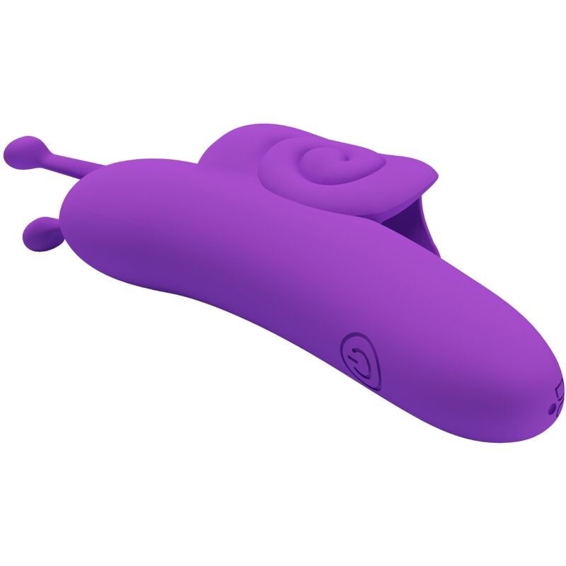 PRETTY LOVE - SNAIL LEISTUNGSSTARKER LILA FINGERSTIMULATOR hochwertiges Sextoy bei Secret Pulse