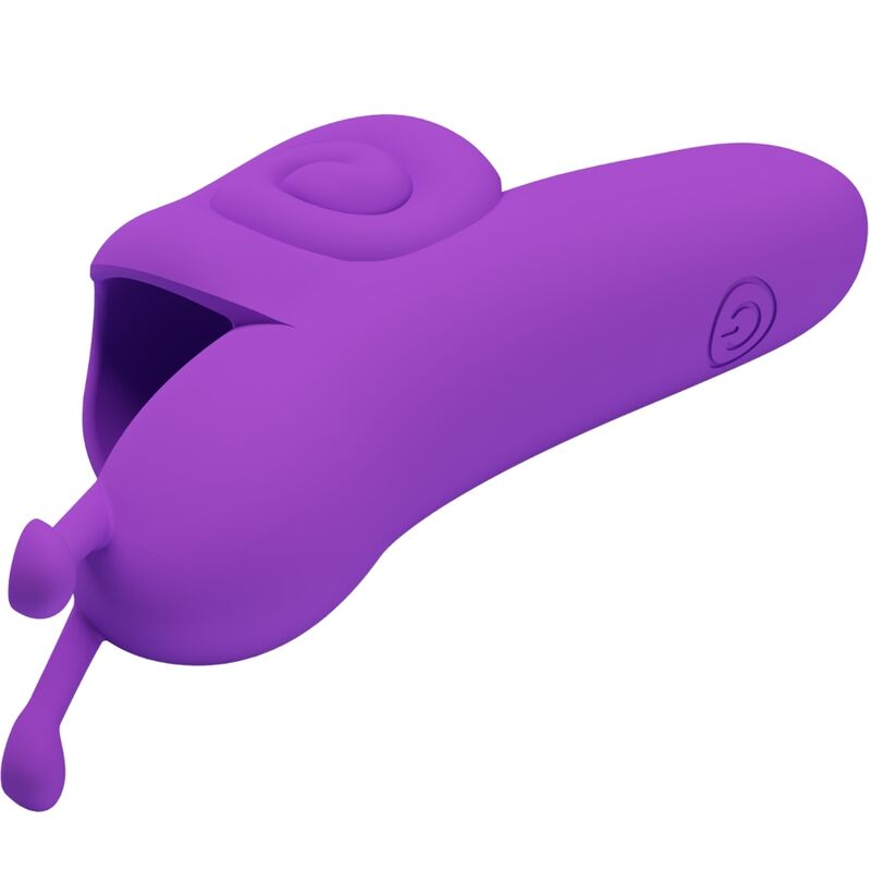 PRETTY LOVE - SNAIL LEISTUNGSSTARKER LILA FINGERSTIMULATOR Produktansicht und Details
