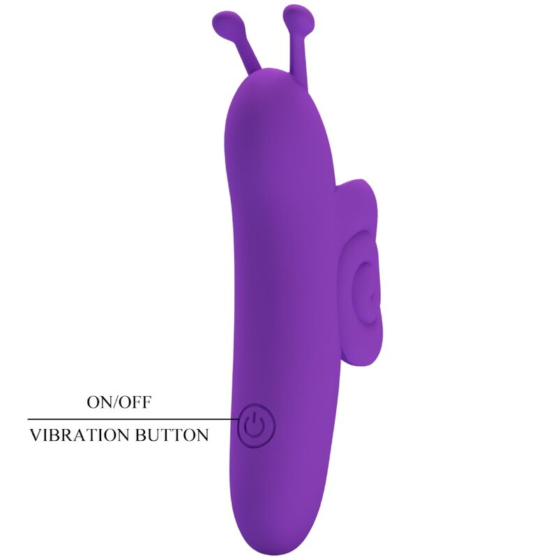 PRETTY LOVE - SNAIL LEISTUNGSSTARKER LILA FINGERSTIMULATOR Fingervibrator diskret online kaufen