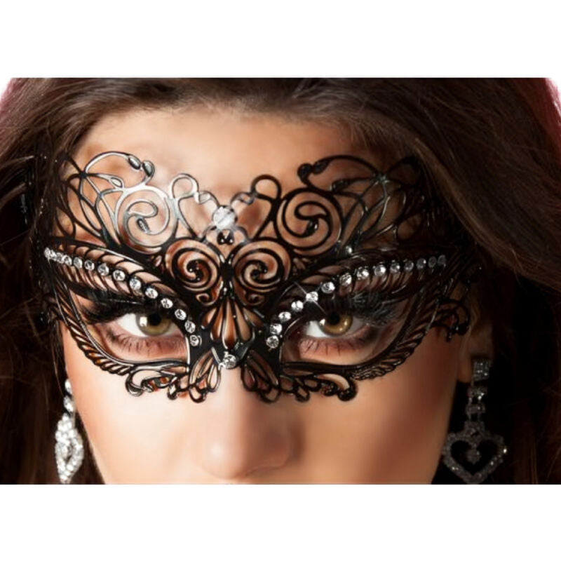 Schwarze Maske CR 3706 – Fetisch, Glamour & Maskenpartys | Secret Pulse Produktansicht und Details