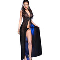 CHILIROSE - CR 3275 BABYDOLL LANG & TANGA SCHWARZ S/M Babydoll Produktansicht