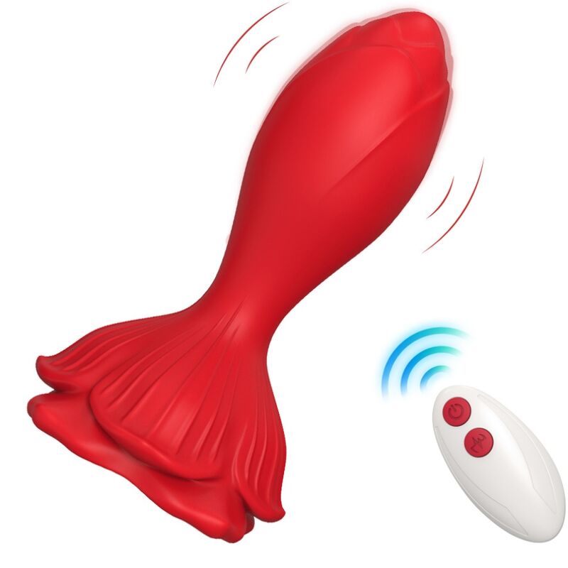ARMONY - ROSA VIBRATOR & ANALPLUG KLEINE FERNBEDIENUNG ROT Analplug diskret online kaufen