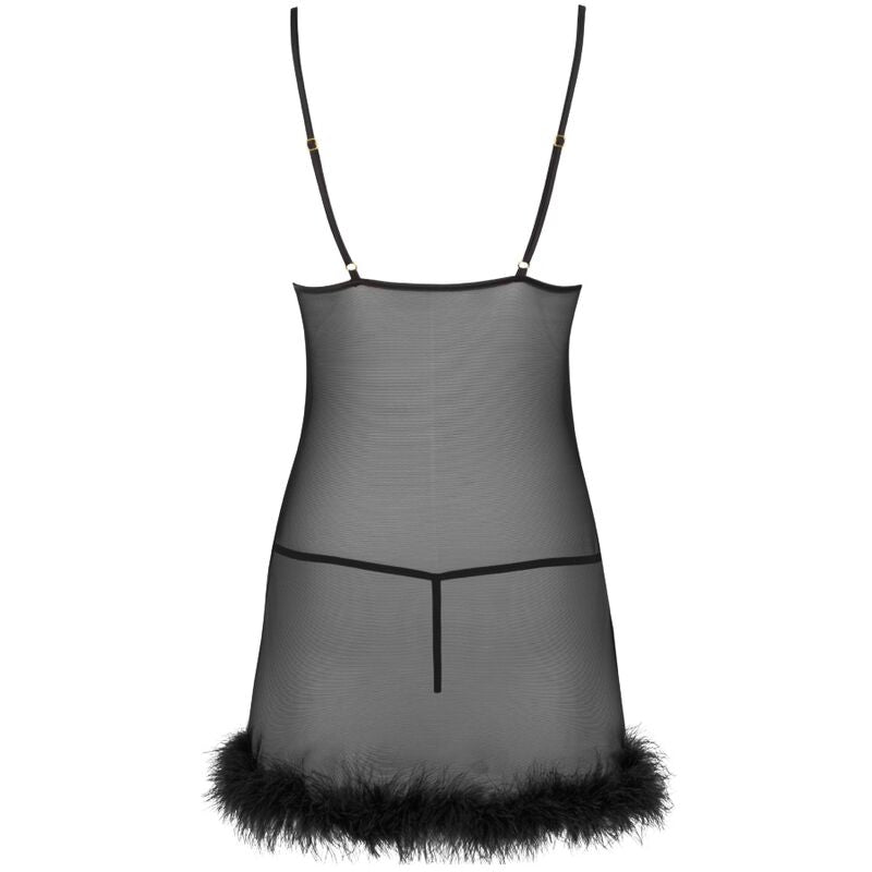LIVCO CORSETTI FASHION - ZERUNAM SET BABYDOLL + SCHWARZER TANGA für sinnliche Momente