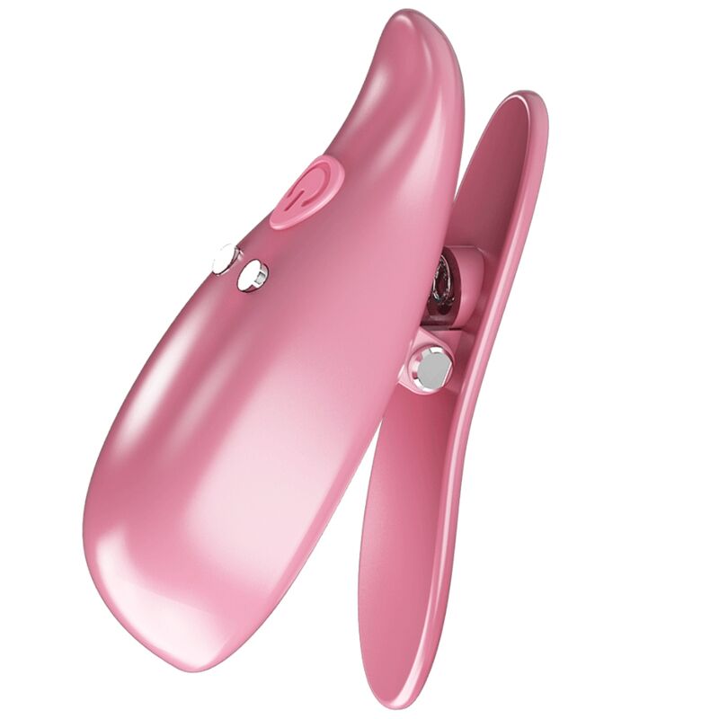 PRETTY LOVE - LEAF VIBRIERENDE NIPPELKLEMMEN ROSA – Nippelklemme Bild 9